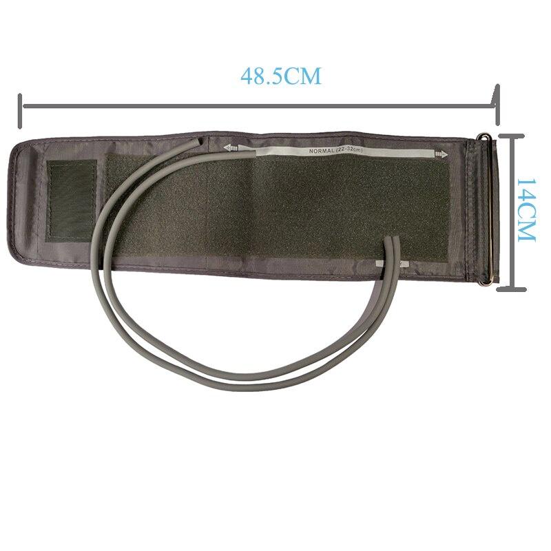 Adult portable manual sphygmomanometer cuff mercury double tube blood pressure meter arm belt length 22-32cm