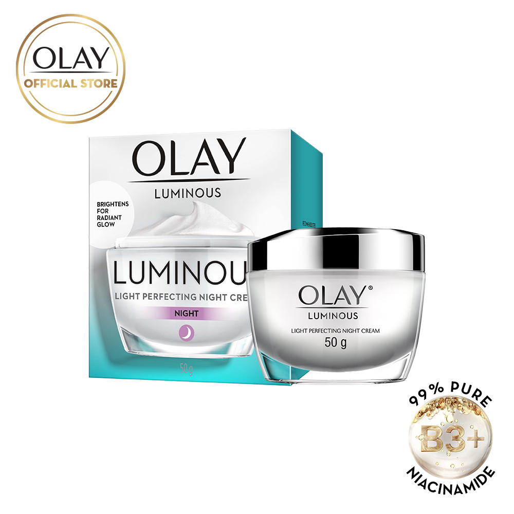 Kem Dưỡng Trắng Da Ban Đêm OLAY White Radiance Light Perfecting Night Cream 50g