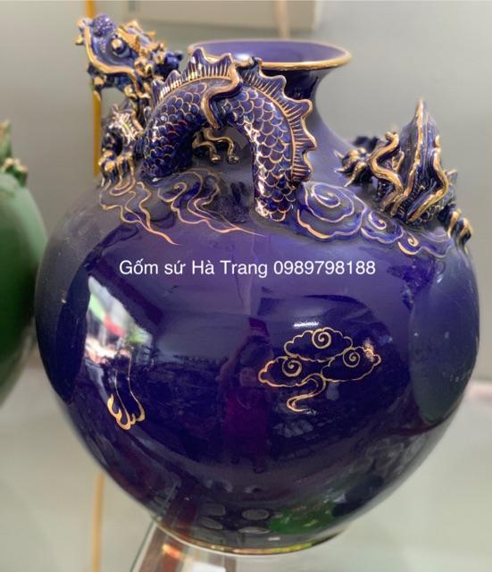 Bình hút tài lộc gốm sứ Bát Tràng