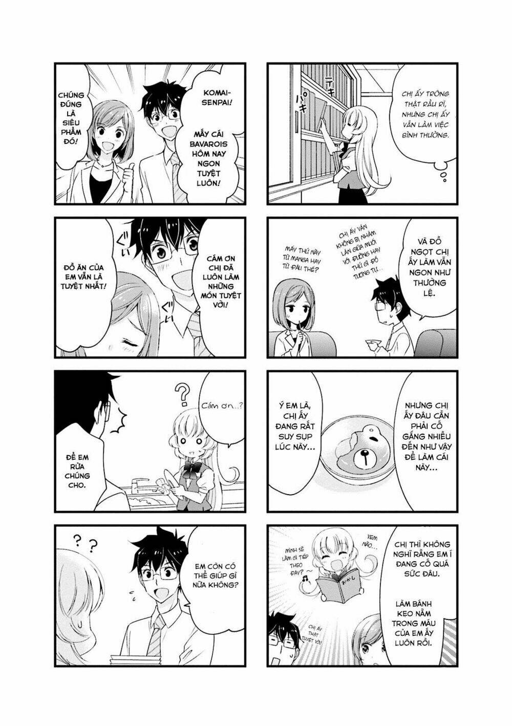 senpai nhỏ nhắn của tôi rất dễ thương chapter 15 8