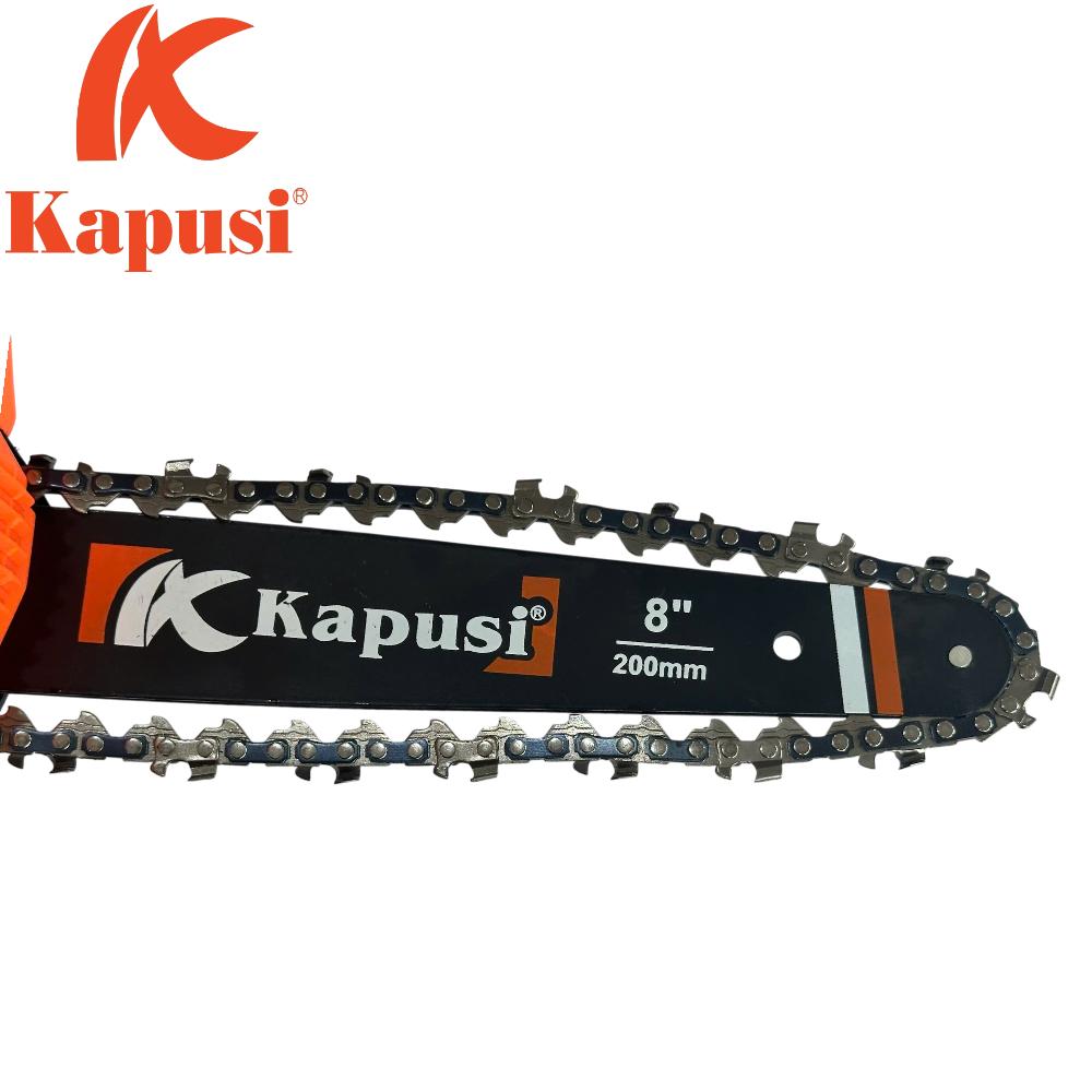 MÁY CƯA XÍCH DÙNG PIN 21V KAPUSI LƯỠI 8" - CẮT MỌI LOẠI GỖ, NHẸ NHÀNG – LINH HOẠT – MẠNH MẼ