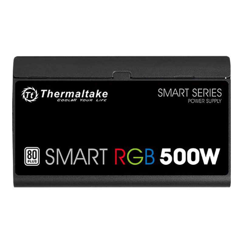 Nguồn Máy Tính PSU Power Thermaltake Smart RGB 500W 80 Plus White PS-SPR-0500NHSAWE-1 120mm - Hàng Chính Hãng