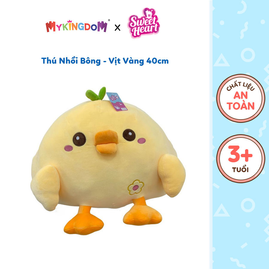 Đồ Chơi Thú Nhồi Bông - Vịt Vàng 40 cm SWEET HEART PLUSH AH23008/40