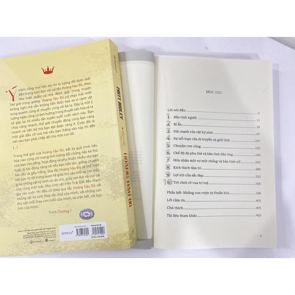 Sách Hoàng Hậu Đỏ: Tình Dục Và Sự Tiến Hóa Của Bản Tính Người - ALphabooks - BẢN QUYỀN