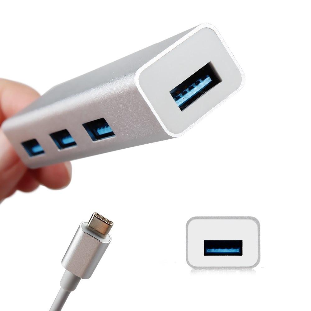 Cáp chuyển Type-C Sang 4 cổng USB 3.0 Cho Macbook