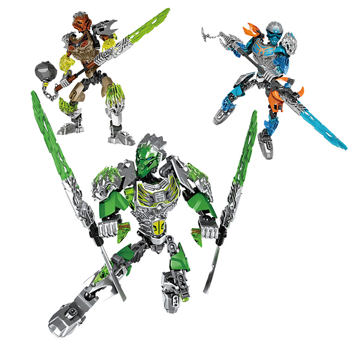 Mô hình lắp ghép siêu nhân Bionicle 610-1 Lewa Jungle (79 chi tiết)