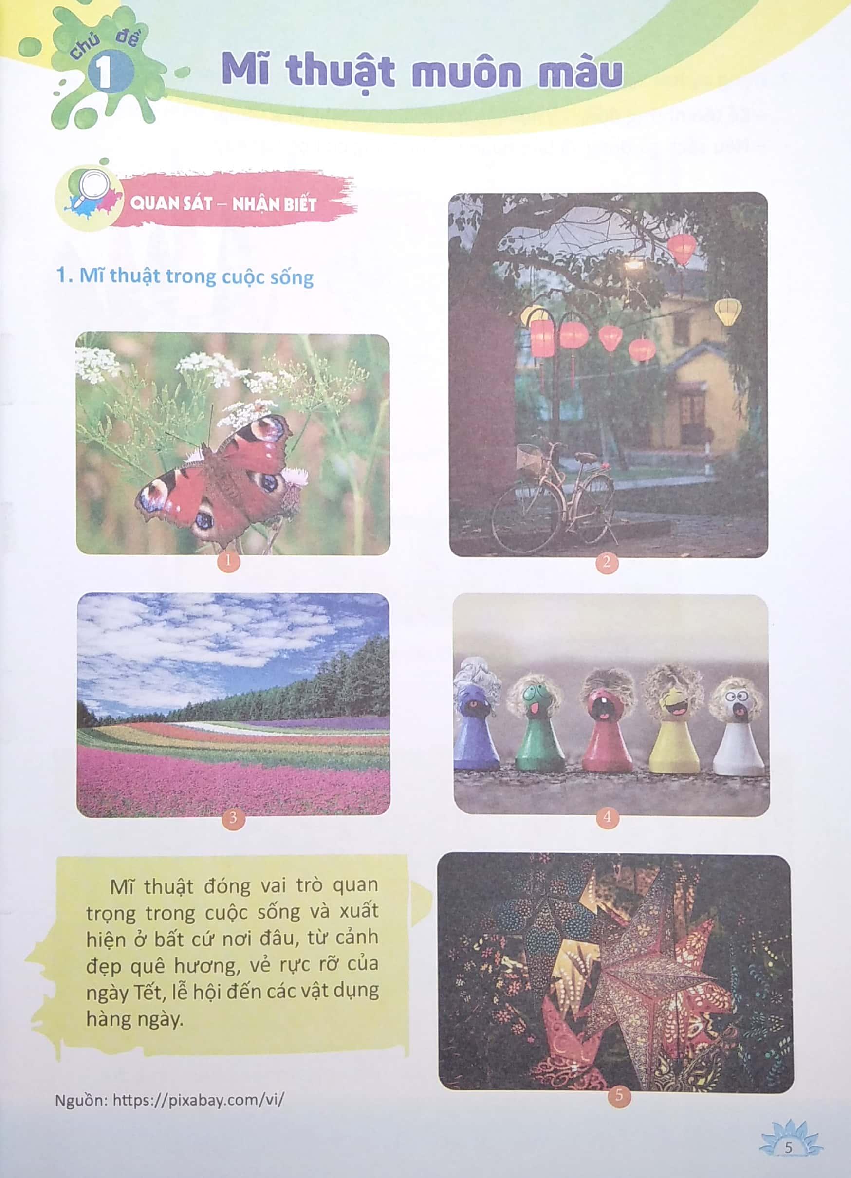Bài Tập Thực Hành Mĩ Thuật Lớp 1 (Theo Chương Trình Giáo Dục Phổ Thông 2018)