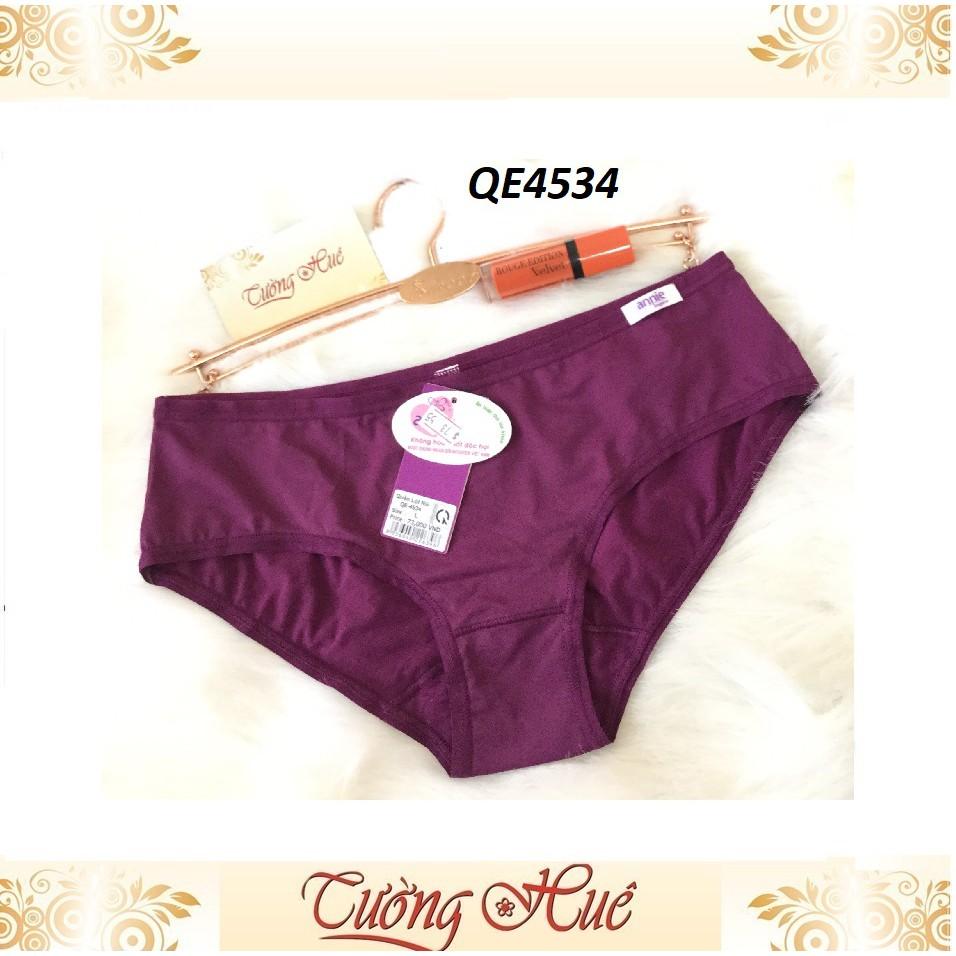 Quần lót nữ Annie QE4534 trơn form thấp.
