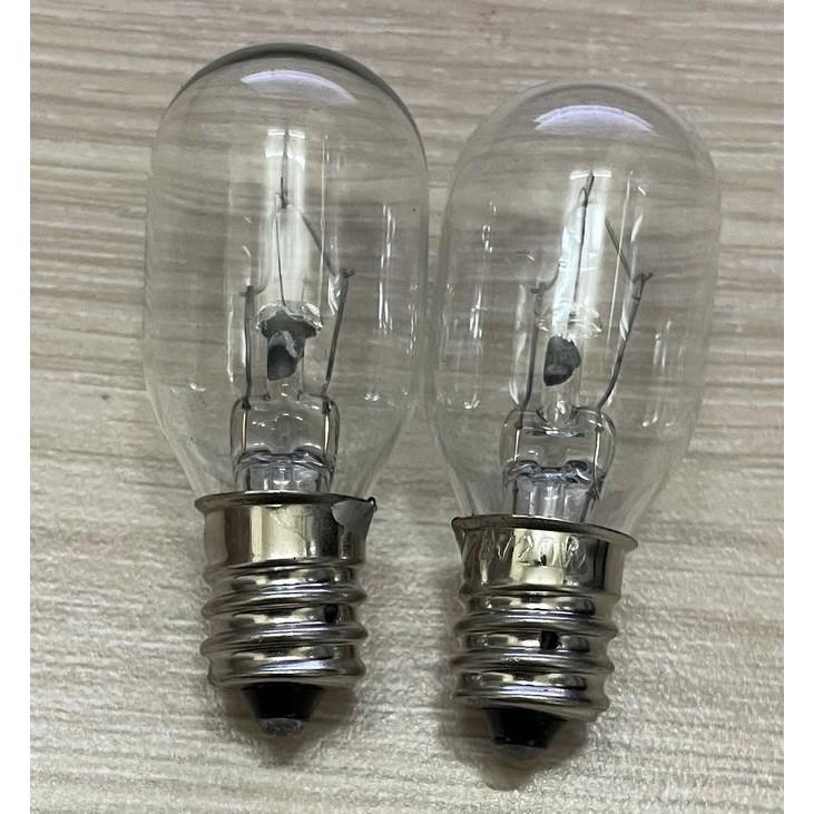 Combo 5 bóng đèn sợi đốt E12 24/220V 20W - LAMP PILOT TUBULAR CLEAR E-12 24/220V 20W 20X48MM - IMPA 790556, IMPA 790635