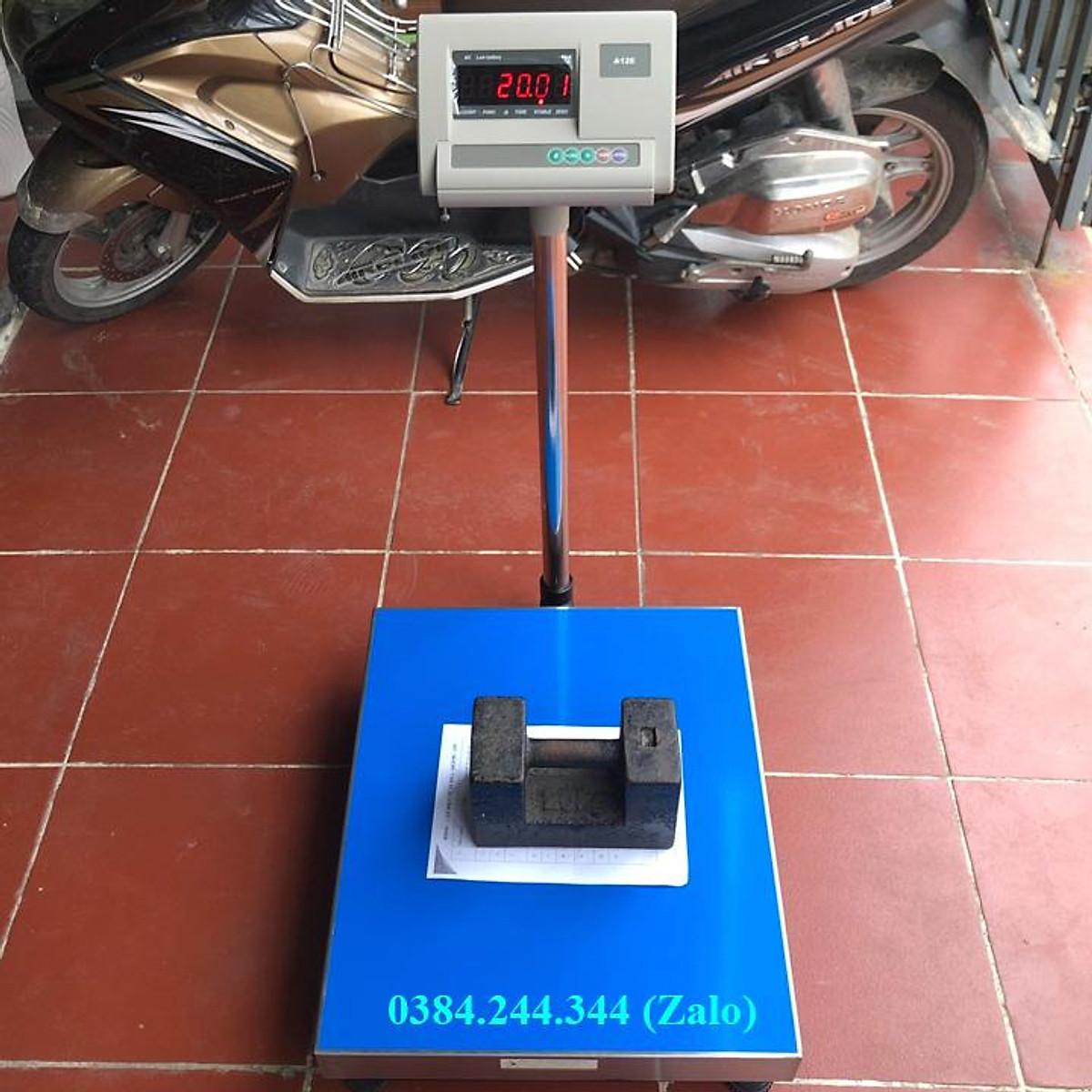 Cân bàn điện tử thông dụng Yaohua A12E, Mức cân 500kg, độ chia 0.1kg, Bàn cân kích thước 50x60cm