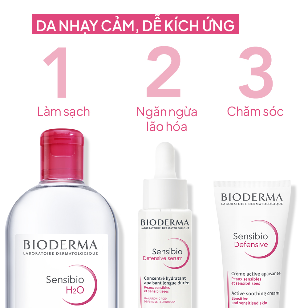 Tinh chất dưỡng ẩm và làm dịu dành cho da nhạy cảm Sensibio Defensive Serum 30ml