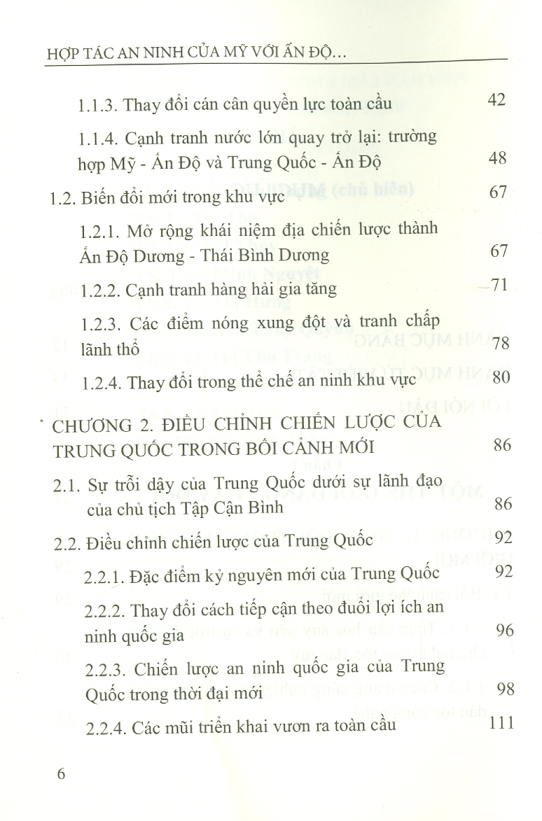 Hợp Tác An Ninh Của Mỹ Với Ấn Độ Trong Bối Cảnh Mới (Sách chuyên khảo)