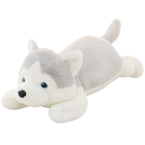 Gấu Bông Chó Husky (70 Cm) Gb38 (Xám Phối Trắng)