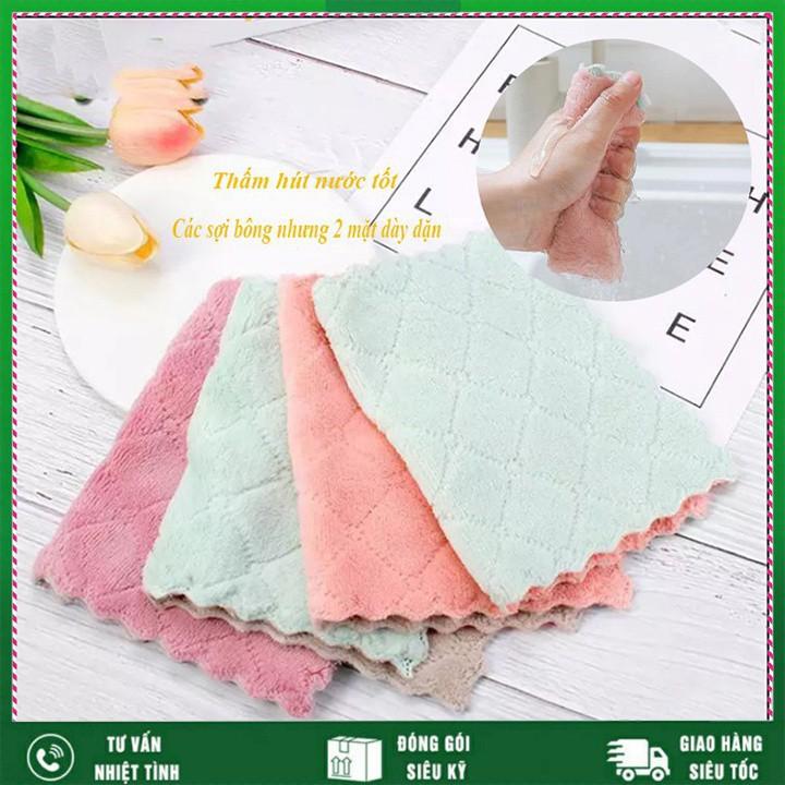 Khăn Lau 2 mặt thấm hút nước đa năng nhỏ gọn