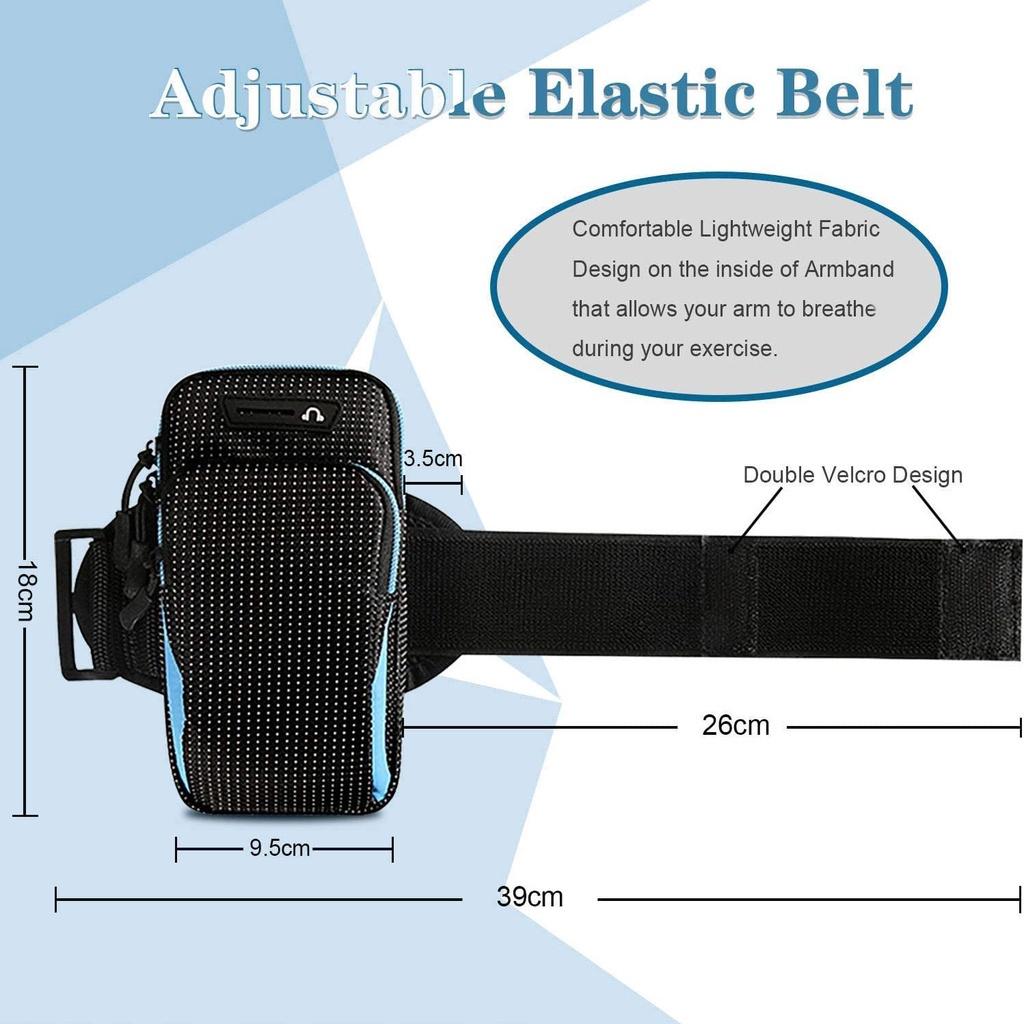 Túi Đựng Điện Thoại Đeo Cánh Tay Kích Thước 6.5 Đến 7.2 Inch Dùng Khi Chạy Bộ/Tập Gym