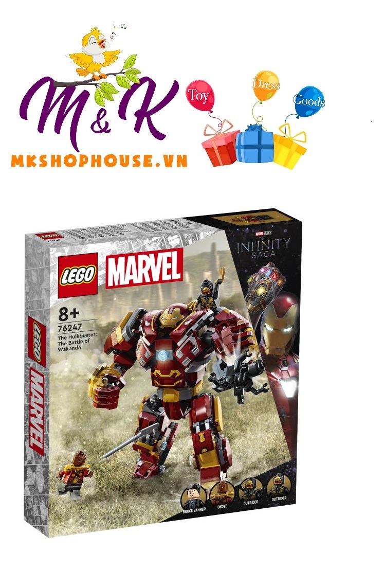 LEGO Superheores 76247 Chiến Giáp Hulk Buster (385 Chi Tiết)