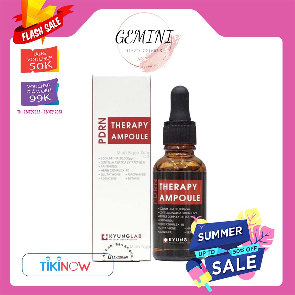 Tinh chất tế bào ngăn ngừa lão hóa da KYUNG LAB PDRN THERAPY AMPOULE 30ml Hàn Quốc