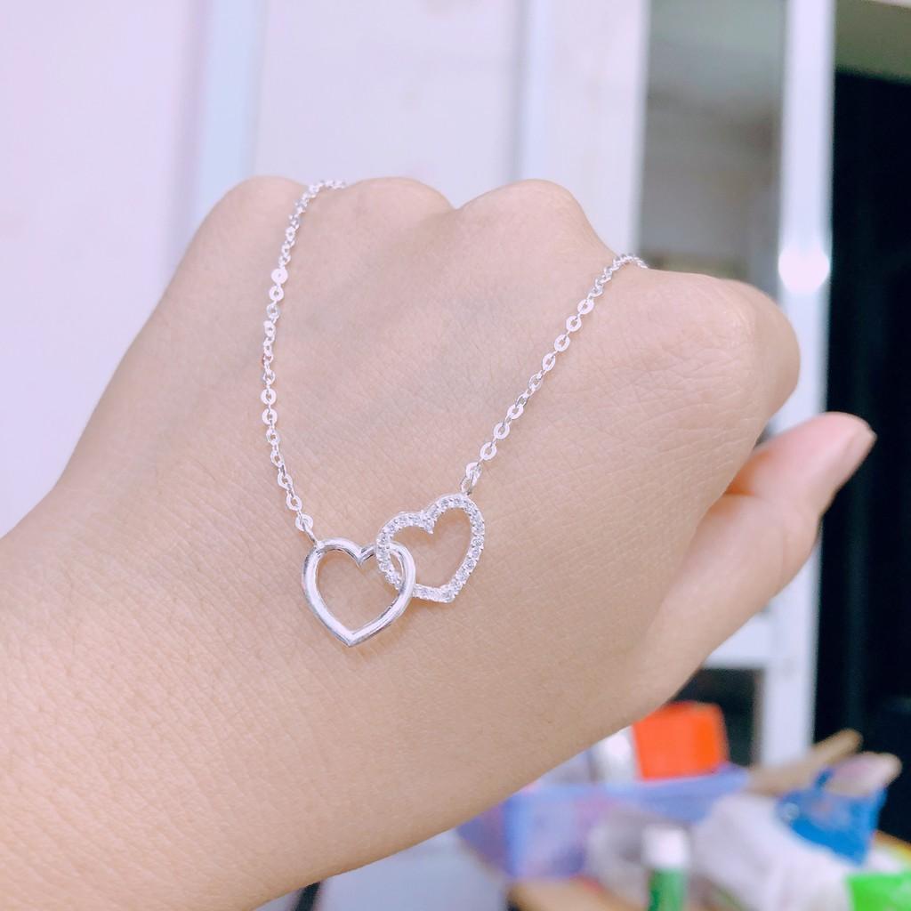 DÂY CHUYỀN TIM LỒNG BẠC TA CAO CẤP