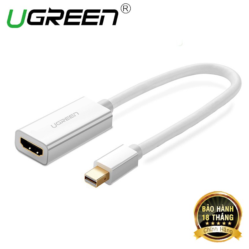 Cáp Chuyển Thunderbolt To HDMI UGREEN 40361 4K*2K - Mini Displayport Sang HDMI - 40361-Hàng Chính Hãng