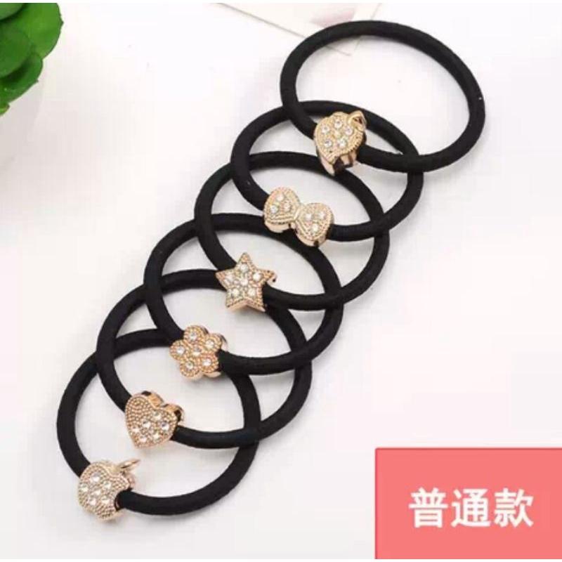 Set dây chun buộc tóc đính đá