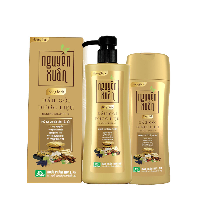 Dầu Gội Dược Liệu Nguyên Xuân Bồng Bềnh - Thơm Ngát Hương Hoa Tự Nhiên