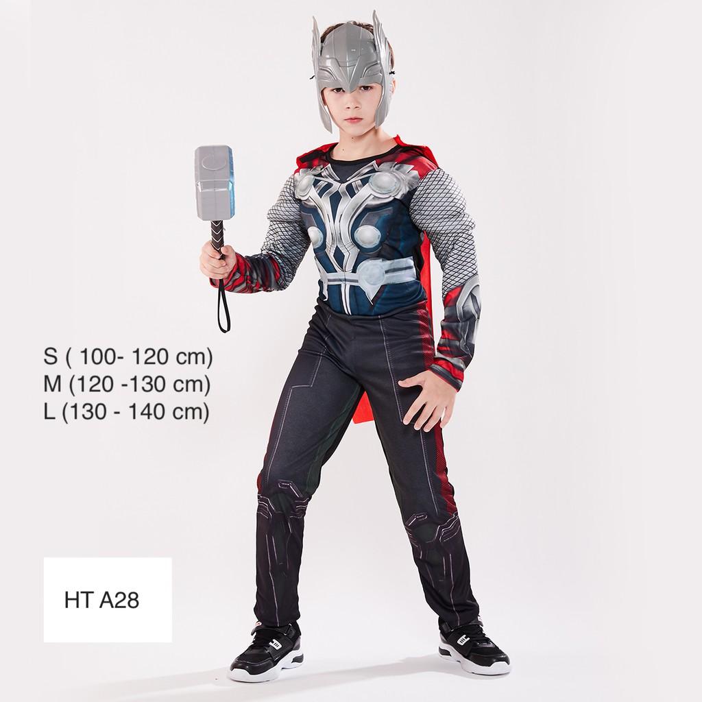 Bộ Quần áo siêu anh hùng cho bé trai Nhân vật Thần Sấm