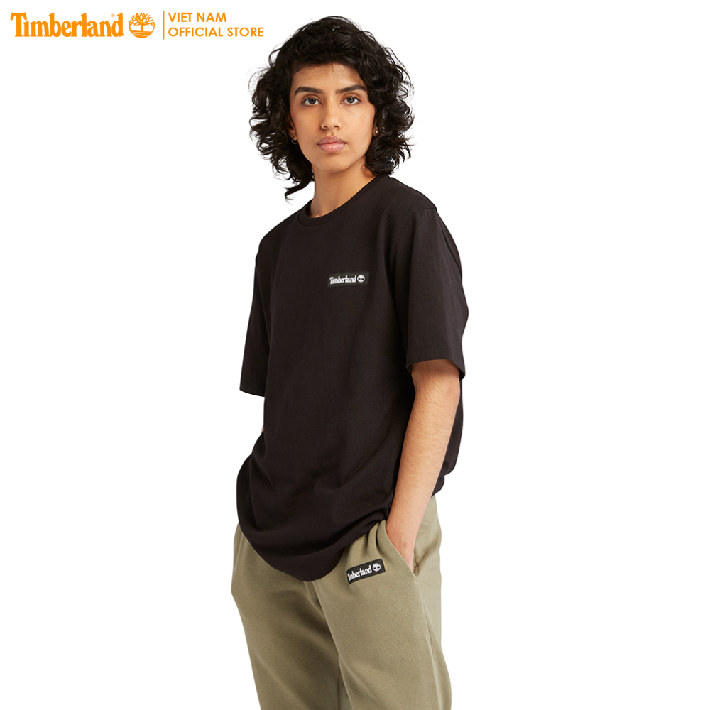 Timberland Áo Thun Unisex Short Sleeve Heavy Weight Woven Badge Tee (Authentic) TB0A6Q99