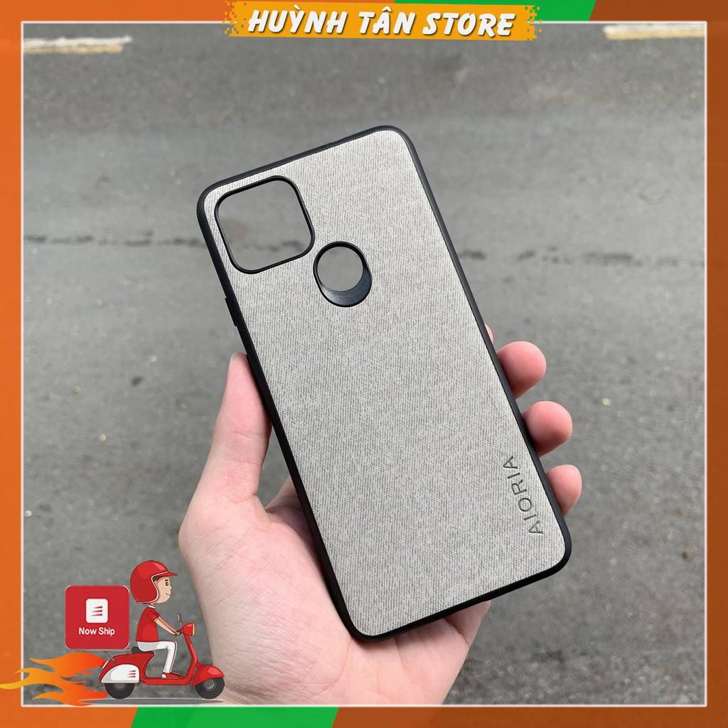 Ốp lưng Google Pixel 5 vân vải Jean chống bám vân tay, Nhiều màu