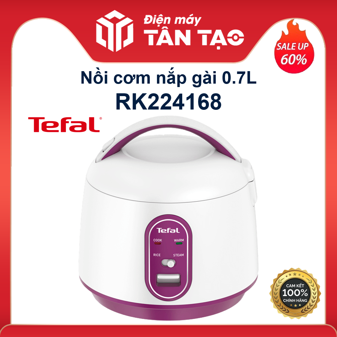 Nồi cơm điện Tefal 0.7 lít RK224168 - Hàng chính hãng
