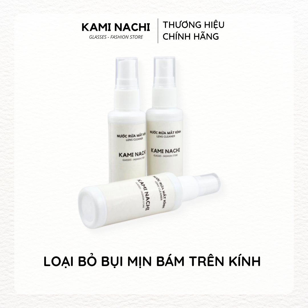 Nước xịt rửa mắt kính chuyên dụng KAMI NACHI 50ml