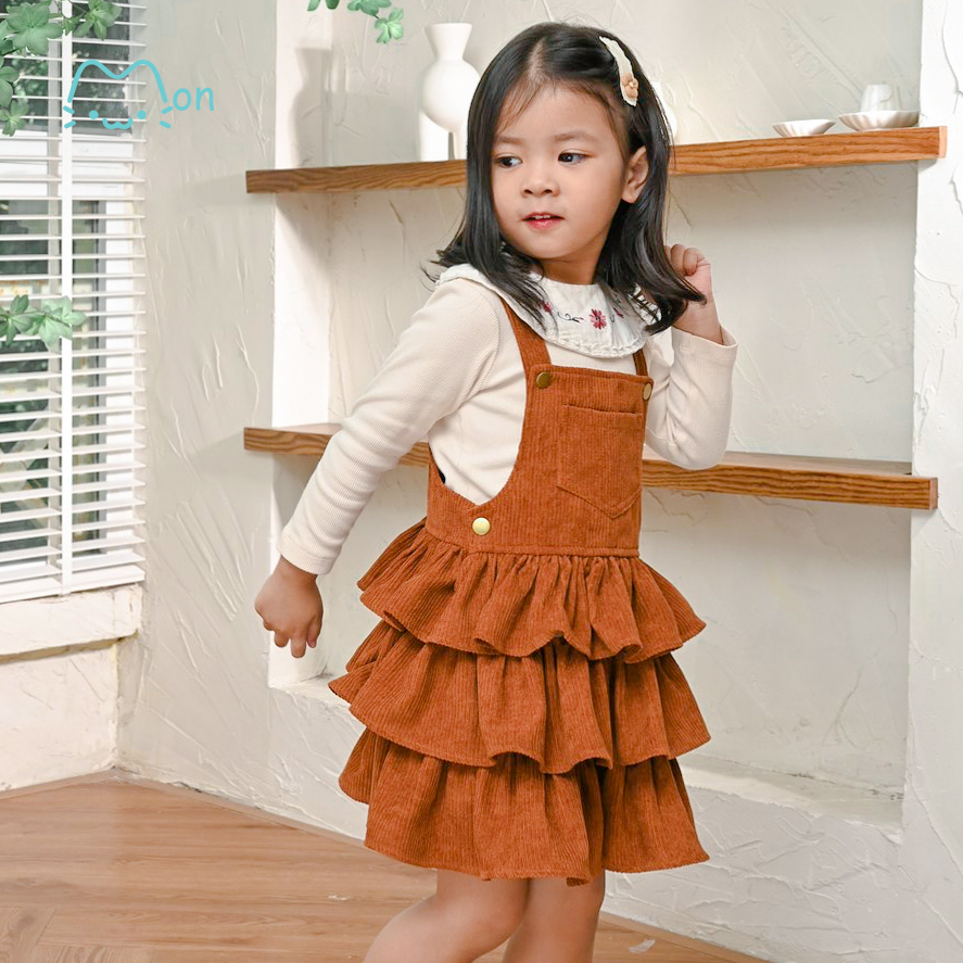 Giảm giá Sét váy yếm nhung tăm kết hợp áo len cổ 3p  BeeCost