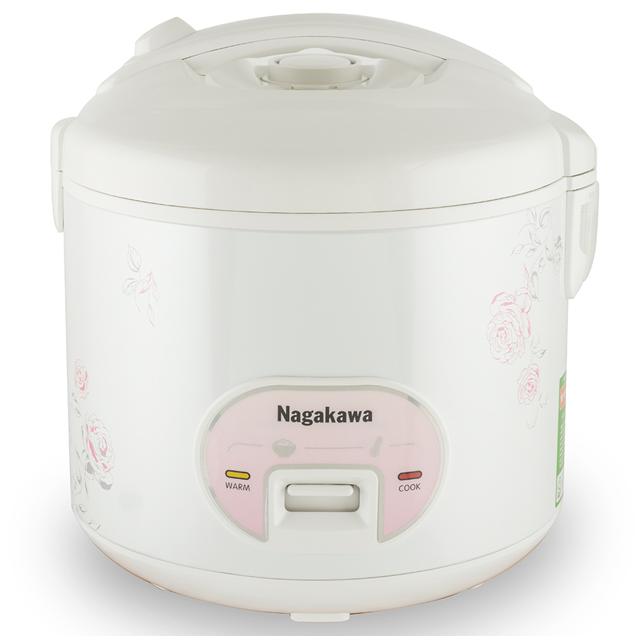 Nồi Cơm Điện Nắp Gài Nagakawa NAG0110 - Màu ngẫu nhiên - Hàng Chính Hãng
