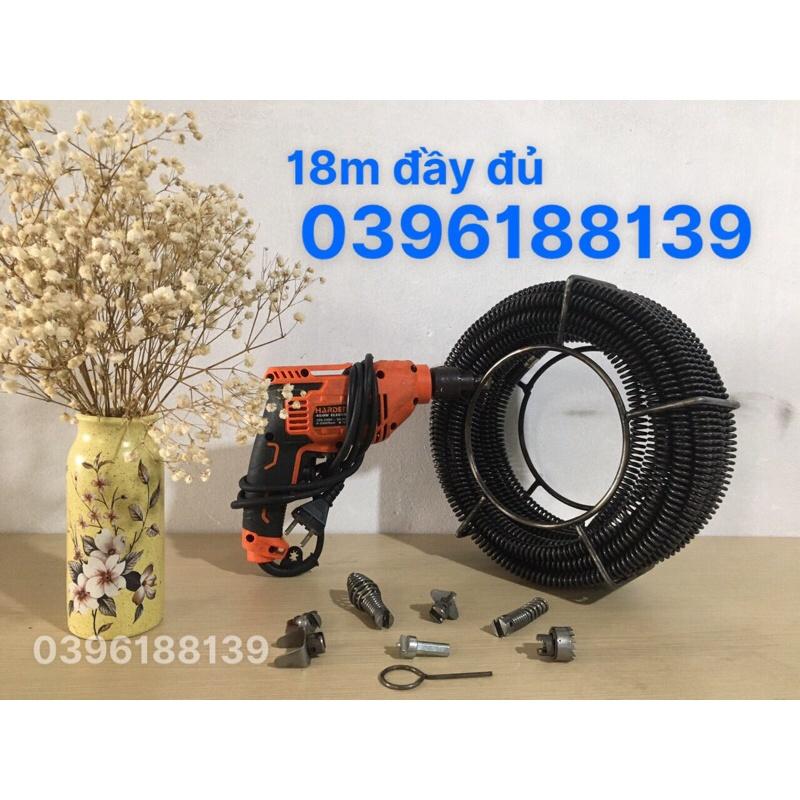 Dây thông tắc cống dùng cho máy khoan phi 16