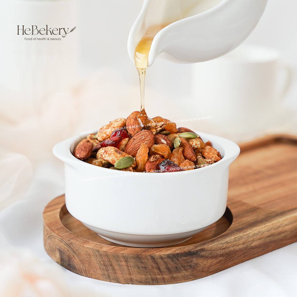 Granola Truly Healthy HEBEKERY by HEBE - Ngũ Cốc Dinh Dưỡng Lành Mạnh Tự Nhiên - Vị Choco