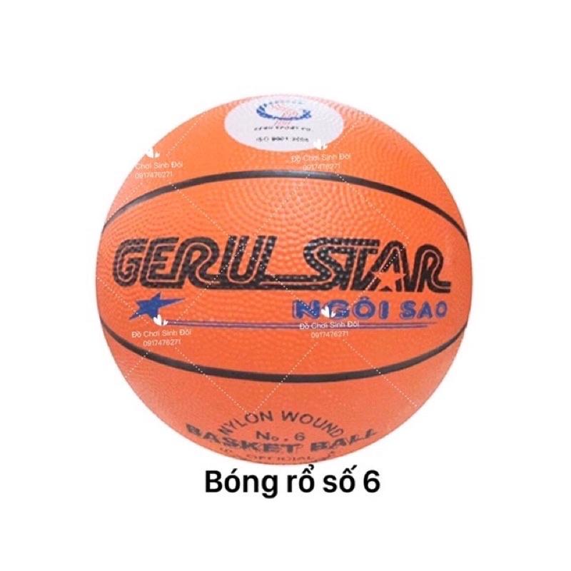 Banh bóng rổ số 6 - tặng kim bơm và lưới banh