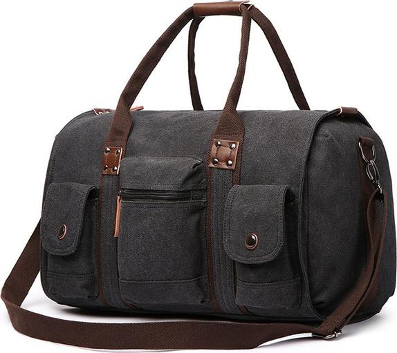 Unisex Large Capacity Canvas Travel Bag Waterproof Multi-Function Portable Duffle Bags