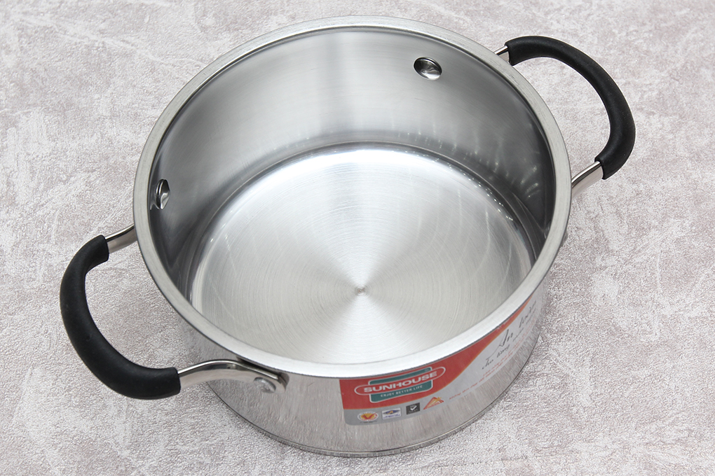SHG24316 - NỒI INOX 3 ĐÁY SUNHOUSE SHG24316 - Hàng chính hãng
