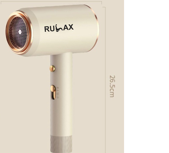 Máy Sấy Tóc Cao Cấp Rulax Kiểu Dáng Sang Trọng Tinh Tế, Công Suất Lớn, Bổ Sung Ion Dưỡng Ẩm, Làm Mềm Mượt Tóc - Hàng Chính Hãng