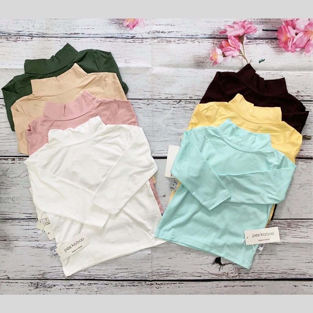 Bộ Cổ Lọ Minky Cao Cấp Cho Bé Trai Bé Gái - 100% Cotton Lạnh Mềm Mịn Mát 100% Khách Hài Lòng
