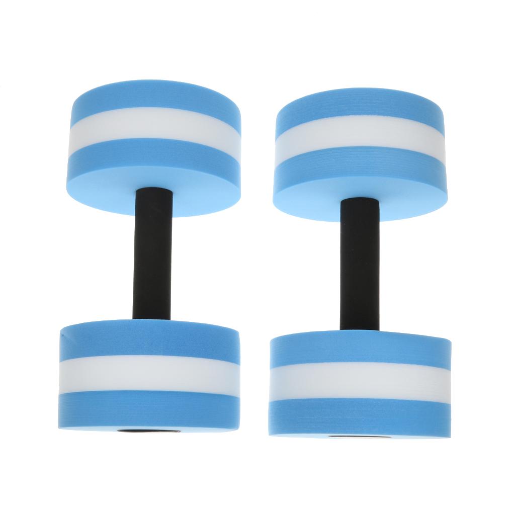 2x Water Aerobics Dumbbell Aquatic Barbell Fitness Pool Exercise