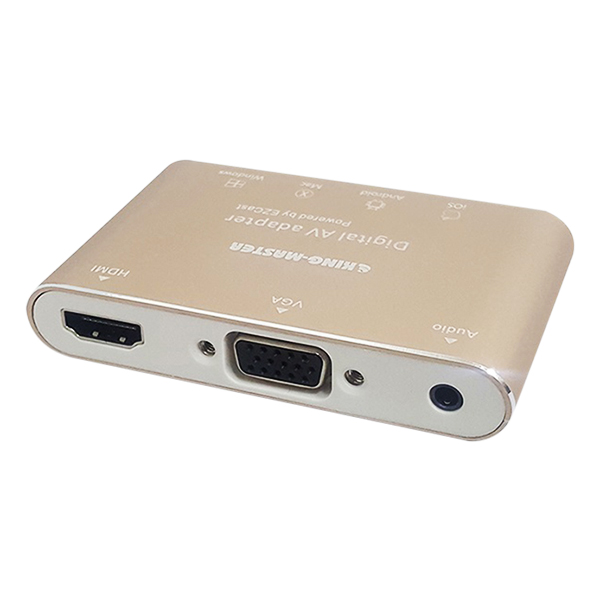 Hộp Chuyển Đổi USB / Audio Sang HDMI / VGA / Audio Kingmaster KY-P001G - Hàng Chính Hãng