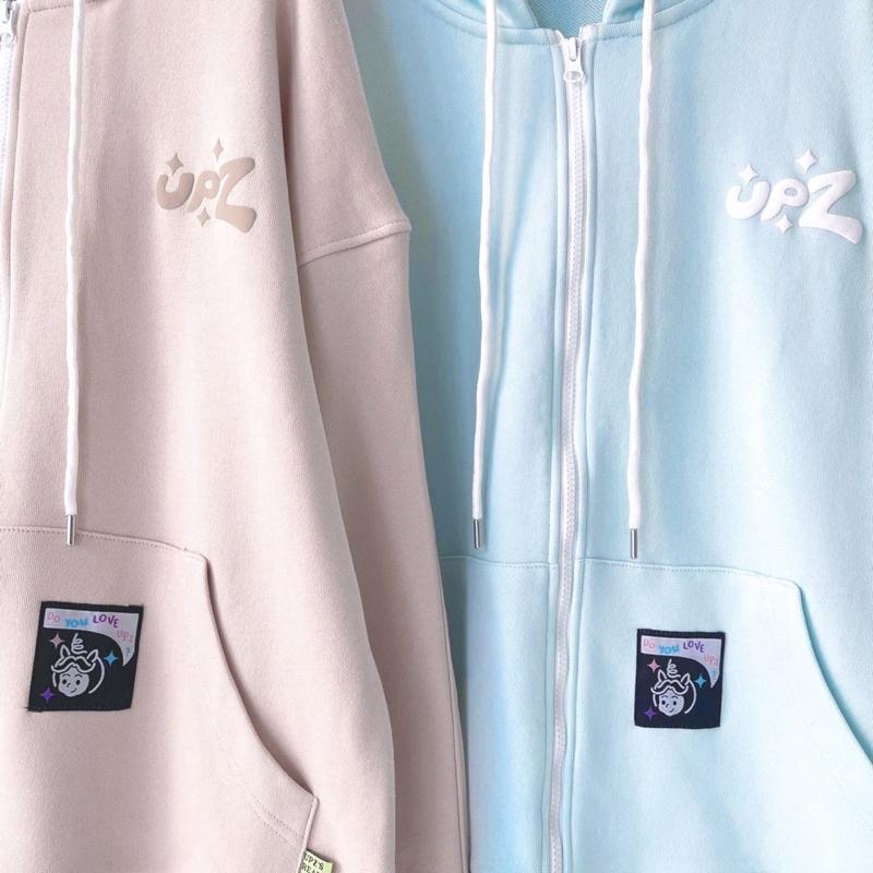 UPZ Áo Khoác Hoodie Dây Kéo Cơ Bản SS2 (4 Màu)