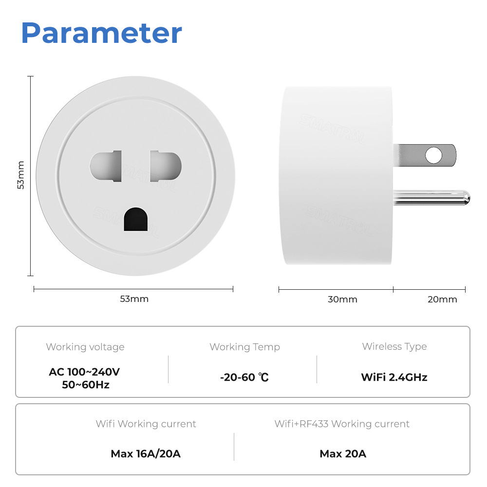 Ổ cắm điện thông minh Vinetteam BSD58 16A kết nối wifi 3G 4G zigbee dùng App Smart life hoặc TUYA hẹn giờ bật tắt điều khiển bằng giọng nói - hàng chính hãng
