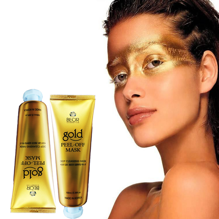 MẶT NẠ GEL NANO VÀNG 24K (BEOR GOLD PEEL-OFF DEEP CLEANSING MASK PACK)