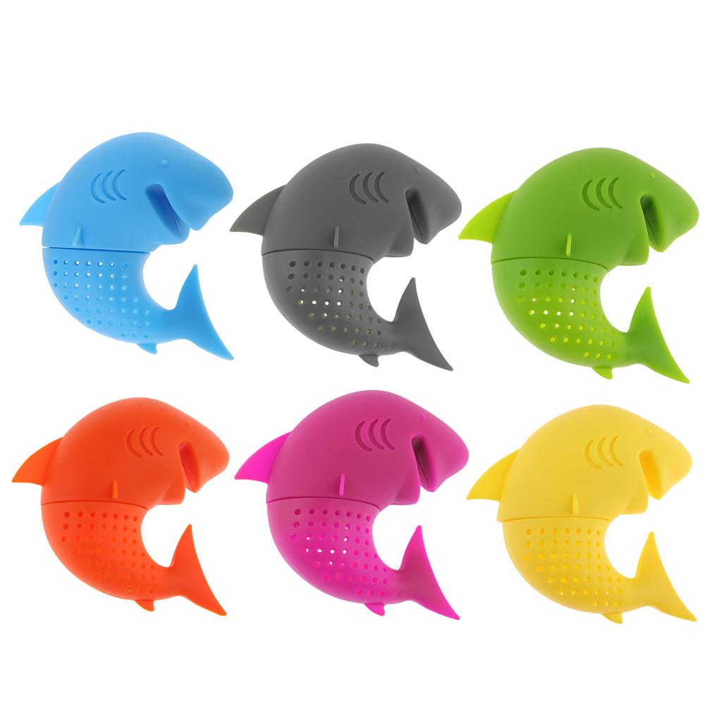 Tea Ball Silicone Tea Shark Shape Tea Diffuser