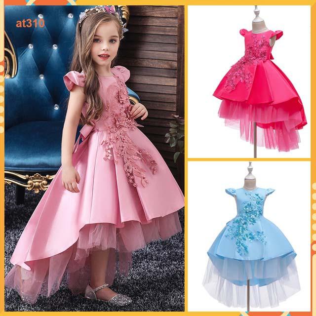 Đầm bé gái dự tiệc - đầm công chúa cho bé từ 10kg đến 40kg-at310