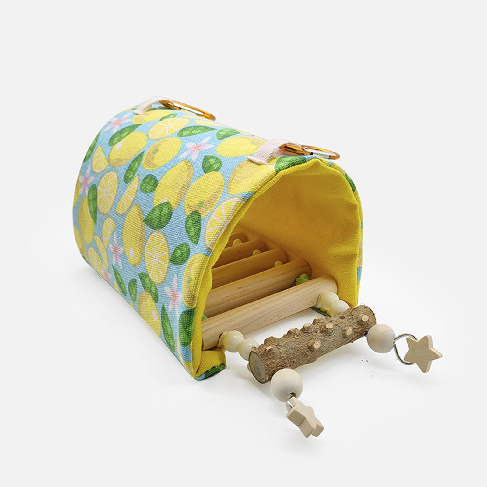 Birds Nest House Bird Perch Stand Winter Warm Bird Toy Bird Cage Perch Stand