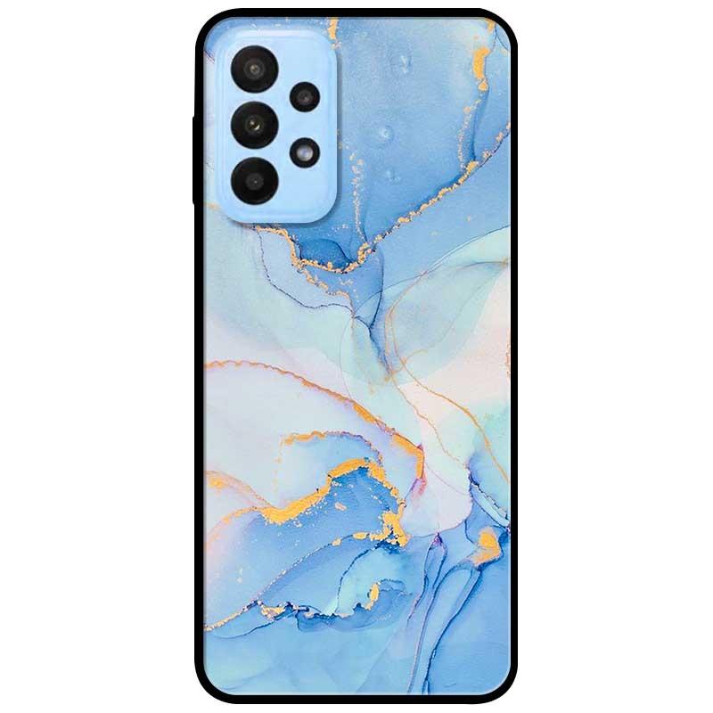Ốp lưng dành cho Samsung A13 5G - Samsung A33 5G - Màu Loang Xanh