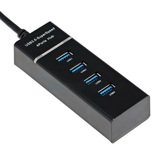 HUB USB3.0 4 Cổng Tốc Độ 5 Gbps Siêu Tốc Nhựa Bộ Chia Hub USB cho Laptop GIÁ SỐC