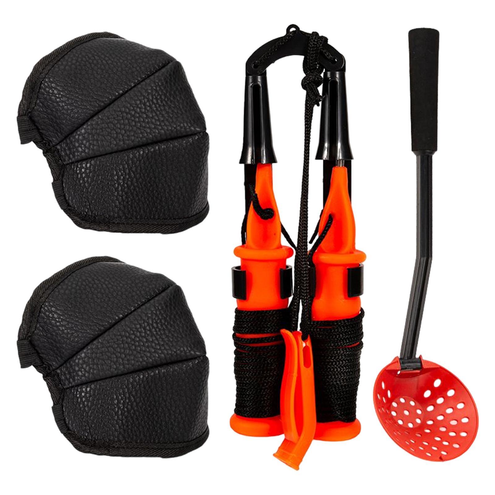 Retractable Ice Pick Non Slip Equipment Ice Scoops for Outdoor Fishing Hiking